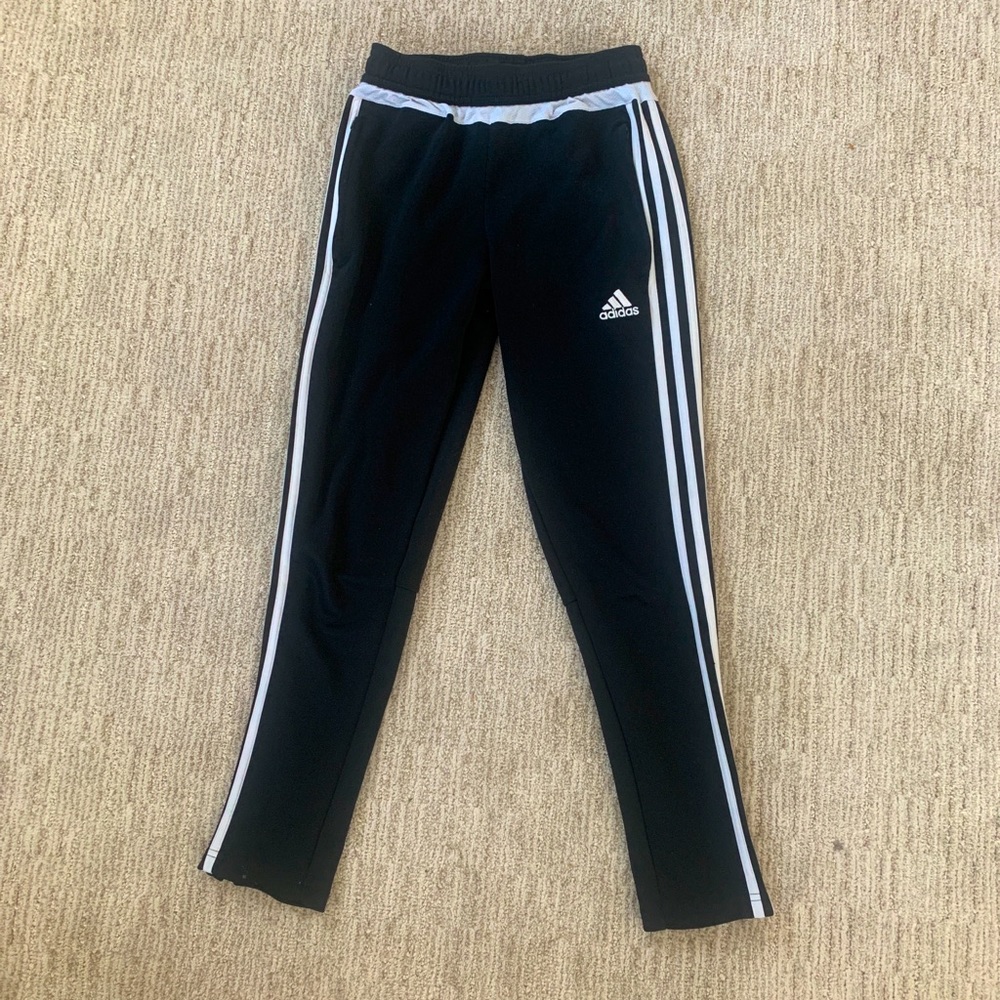 Teen Size M adidas climacool joggers - black Length: 34” Waist:12” Stretchy